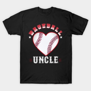 Uncle Baseball Team Family Matching Gifts Funny Sports Lover Player T-Shirt